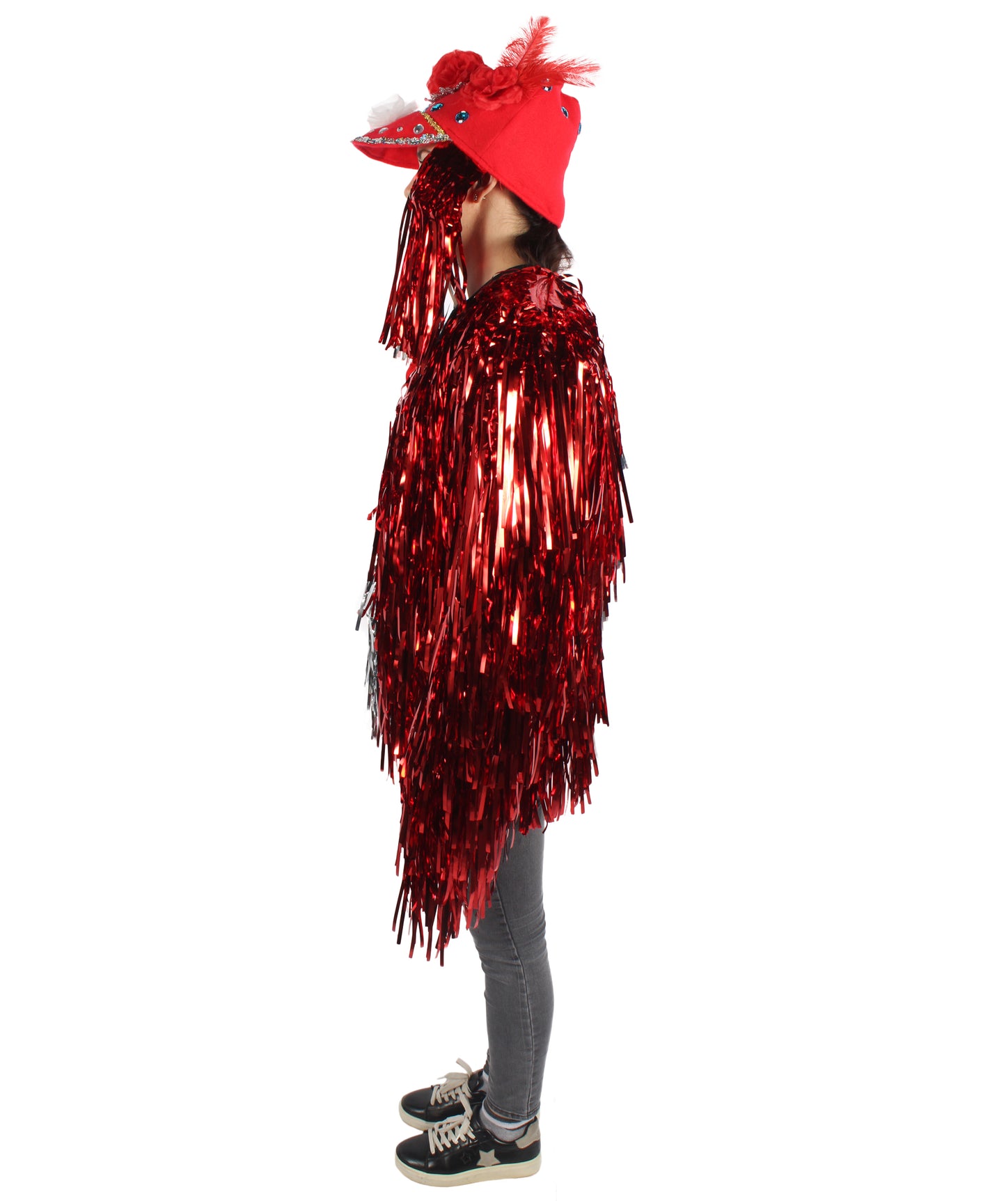 Adult Unisex DJ Tinsel Costume| Multiple Color Options
