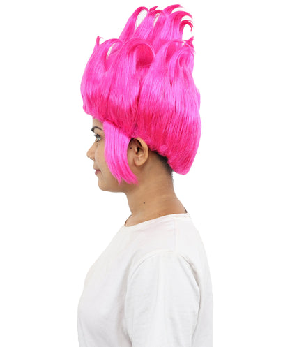 HPO Multiple color Sea Witch Wig – Curly Tentacle-Inspired Fancy Dress Wig for Women – Ocean Sorceress Cosplay Hair