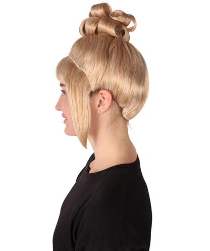 HPO  Women's Halloween Animated Lucy Updo Wig | Multiple Color Options