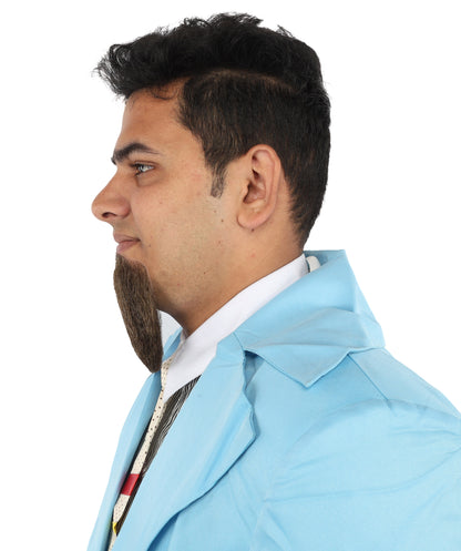 Men's Van Dyke Goatee Beard | Synthetic Facial Multiple Color Options Hair