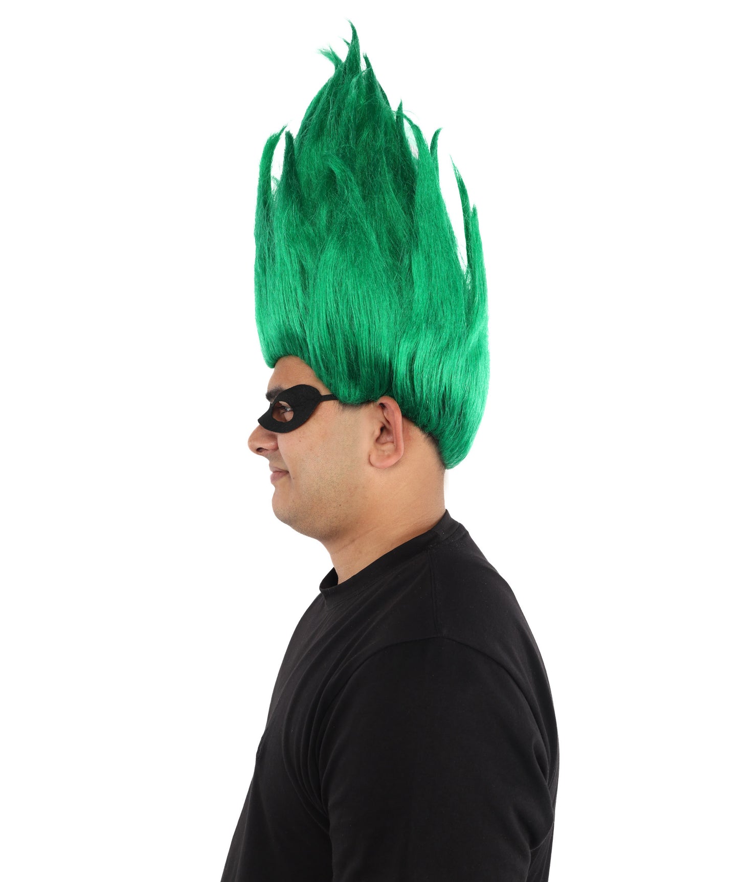 HPO Animated Movie Supervillain Wig , Troll Wig , Premium Breathable Capless Cap