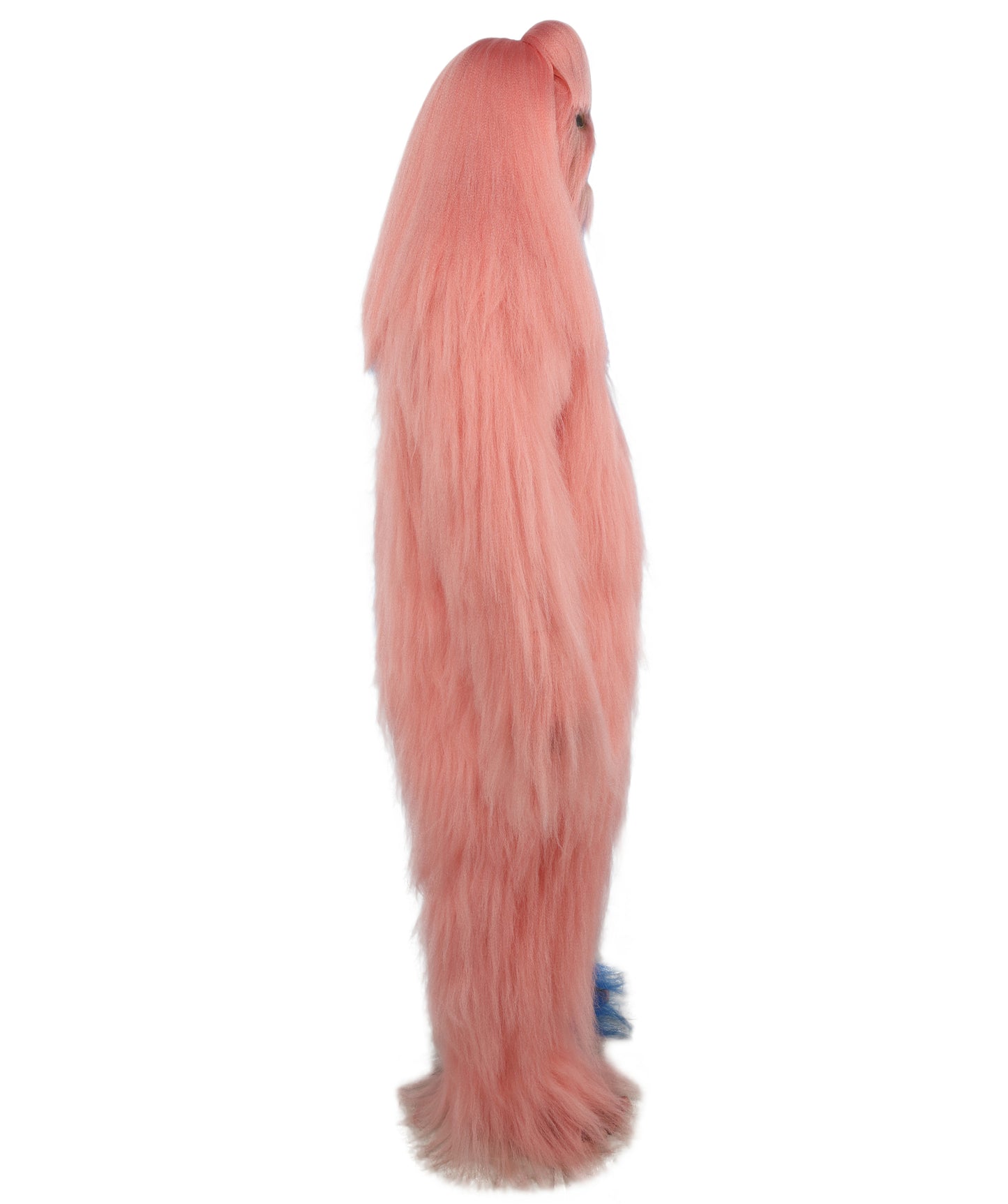 HPO  Extreme Hairy Person Two Part Costume, Mask and Bundle Set - Full-Body Hair Suit Extra-Long Costume Wig for Halloween, Cosplay & Parties - Multiple Color Options