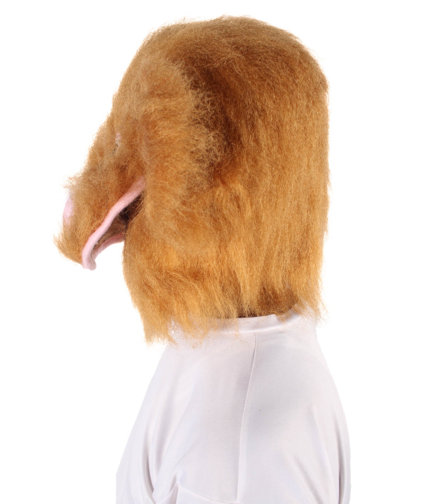 HPO Unisex Furry Brown Rat Mask | Best for Halloween | Flame-retardant Synthetic Fiber