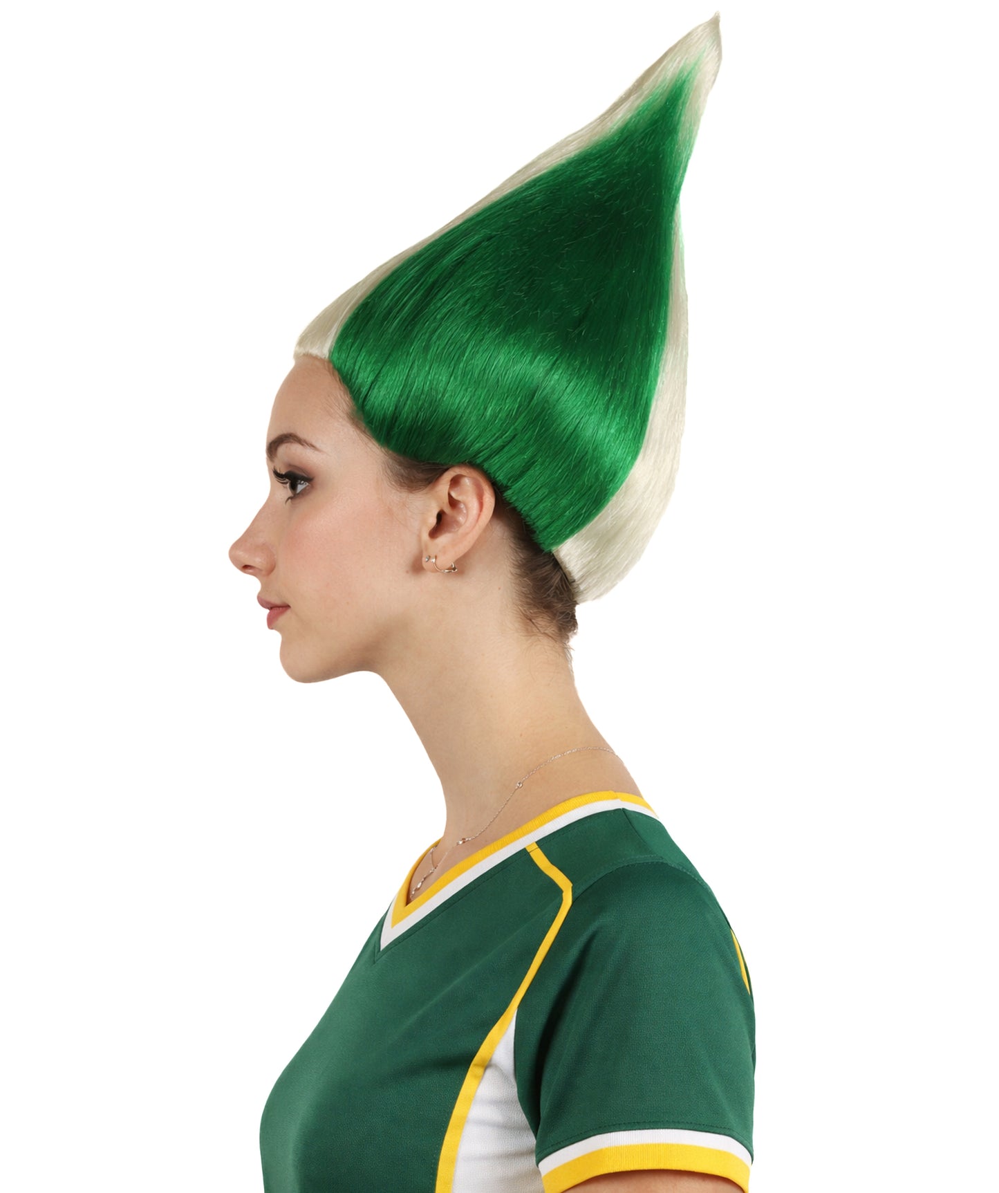 Nigeria Flag Sport Troll Wig | Premium Breathable Capless Cap