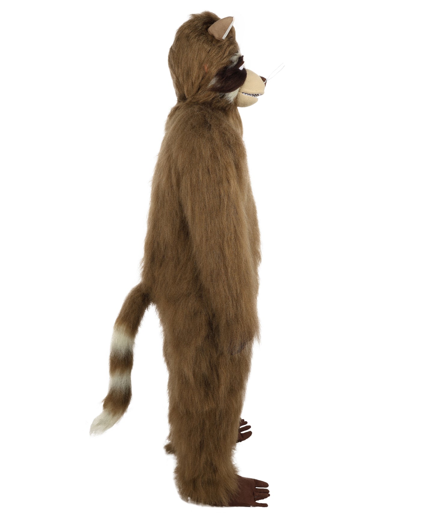 HPO Unisex Brown Bear Mascot Costume Bundle with Plush Head Mask Set | Animal Character Suit with Head Cover | Designed for Fancy Dress Wear