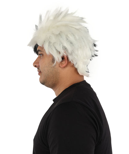 HPO Adult Men's Japanese Superhero Manga Spiky Wig |  Multi Color Options
