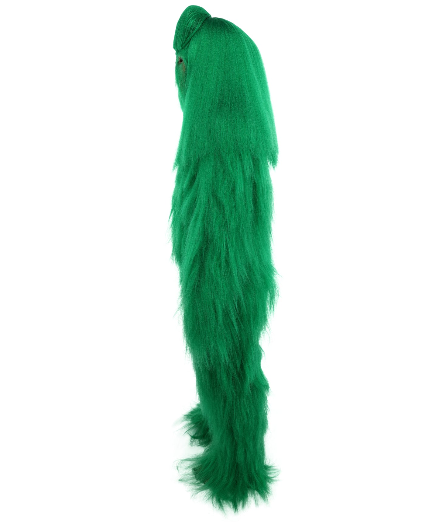 HPO Teen Extreme Hairy Person Costume Bundle & Mask Set - Full-Body Hair Suit Extra-Long Costume Wig for Halloween, Cosplay & Parties - Multiple Color Options