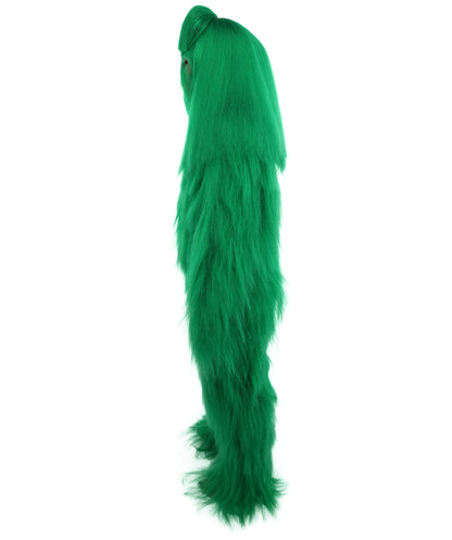 HPO Teen Extreme Hairy Person Costume Bundle & Mask Set - Full-Body Hair Suit Extra-Long Costume Wig for Halloween, Cosplay & Parties - Multiple Color Options
