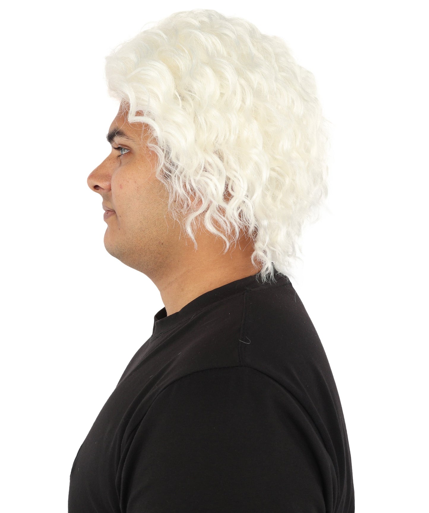 HPO Adult Men's Messy Wavy Shag Wig | Multiple Color Options | Create of synthetic fiber, relaxed tousled volume, breathable base | Party, Halloween, theater, drag, performance, costume events