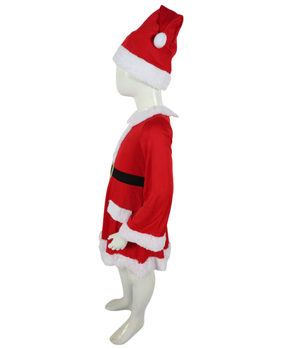 HPO Adult Women’s Inflatable Santa Dress Costume with Hat | Fun Holiday Party Outfit