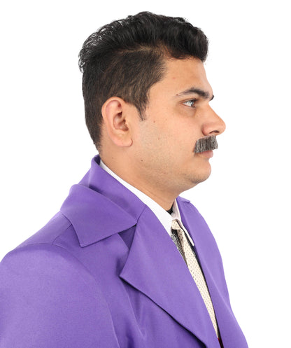 Men Moustache Human Hair  | Facial Hair Multiple Colours Option | HPO