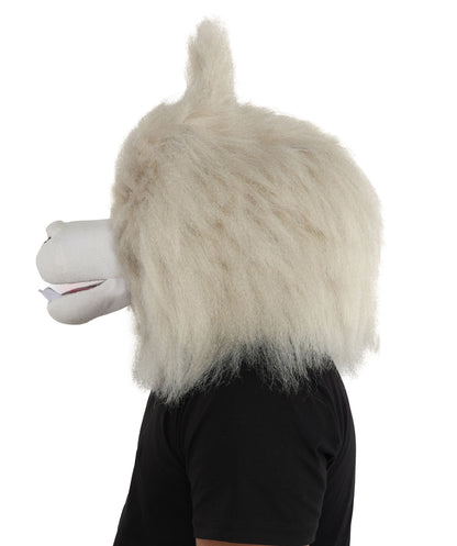 HPO Men’s Grey Animal Costume Bundle & Mask Set | Fluffy Creature Outfit & Hair for Cosplay & Roleplay | Plush Character  Costumes for Parties, Photo Shoots & Themed Events