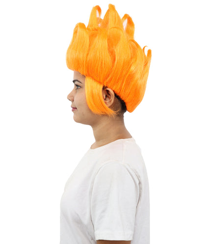 HPO Multiple color Sea Witch Wig – Curly Tentacle-Inspired Fancy Dress Wig for Women – Ocean Sorceress Cosplay Hair