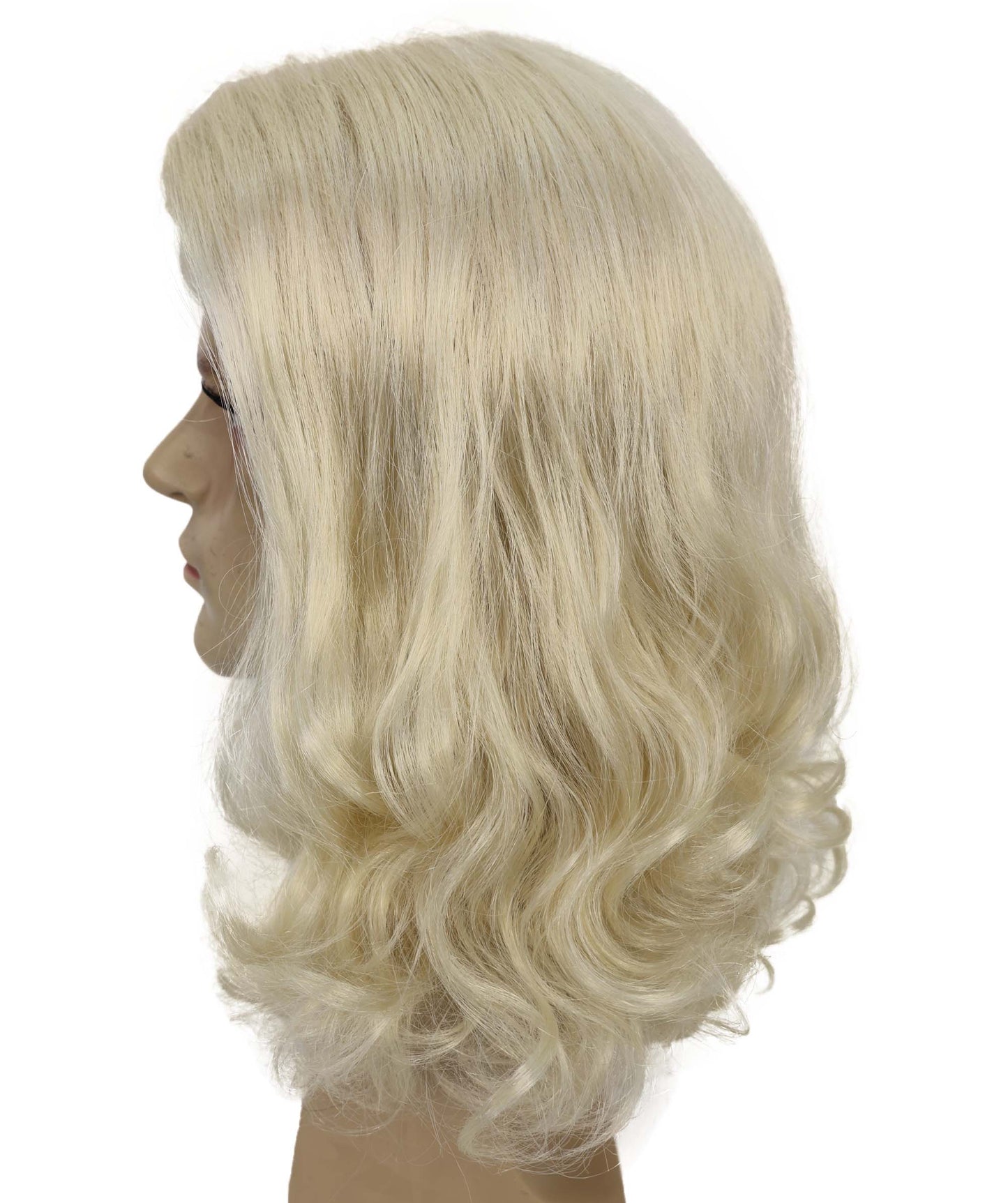 Men's Brown Barebone Medium Wavy Wig | Multicolor Options | Best for Halloween | Flame-retardant Synthetic Fiber