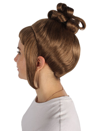 HPO  Women's Halloween Animated Lucy Updo Wig | Multiple Color Options