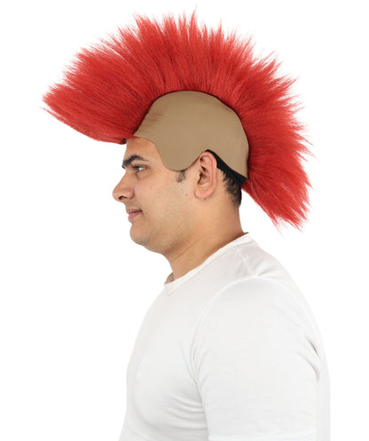 HPO Adult Men’s Spiky Wig | Multicolor Options | Cosplay, and Themed Events | Bold, High-Volume Style for Character Transformation