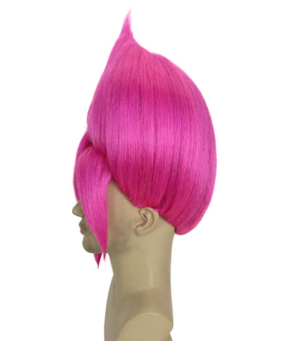 HPO Adult Men's Tv Musical Movie Troll Spiked Wig | Multicolor Options | Flame-retardant Synthetic Fiber