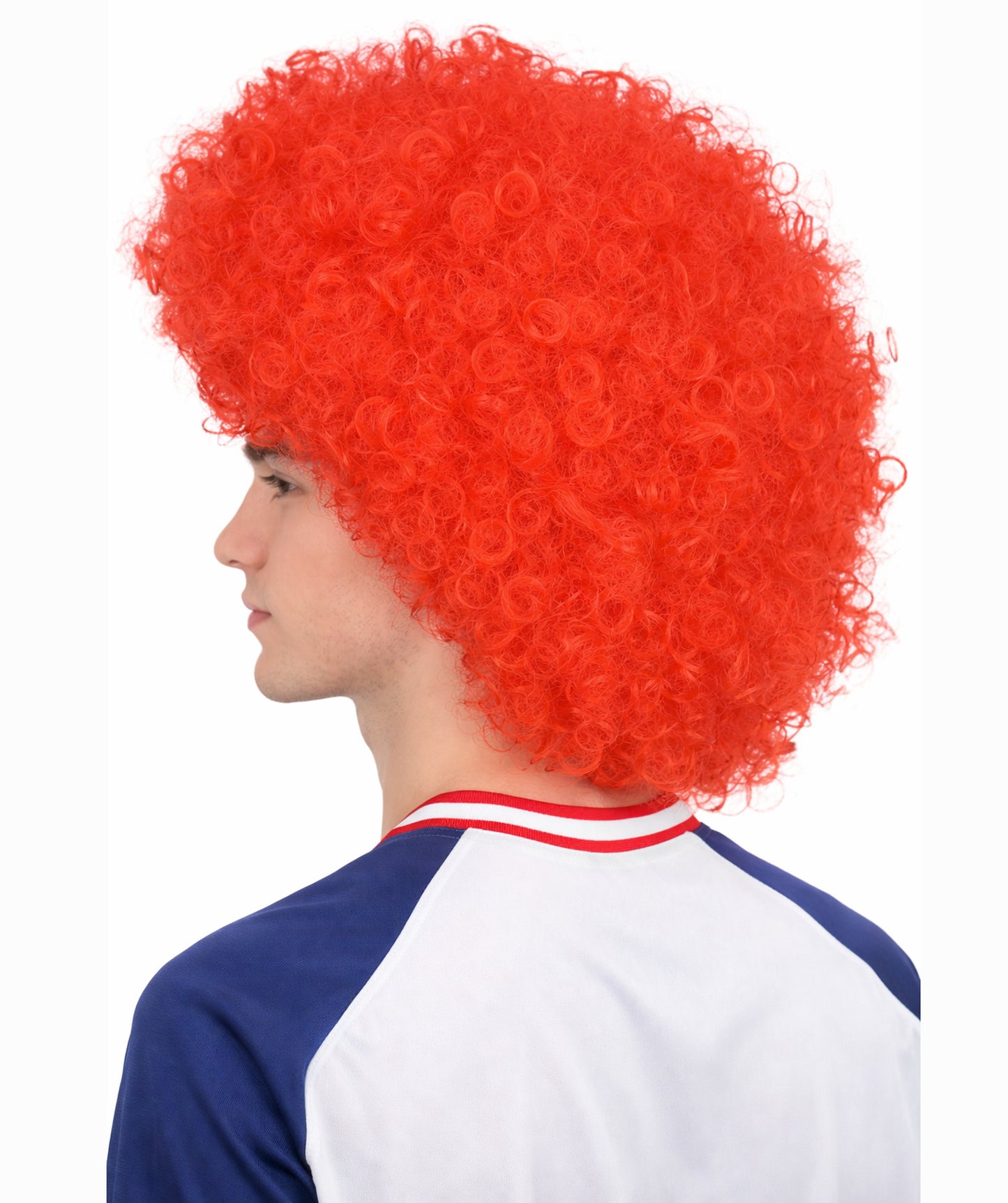 Men’s Big Curly Afro Wig | Bold Hair for Halloween, Themed Parties | Multiple Color Options