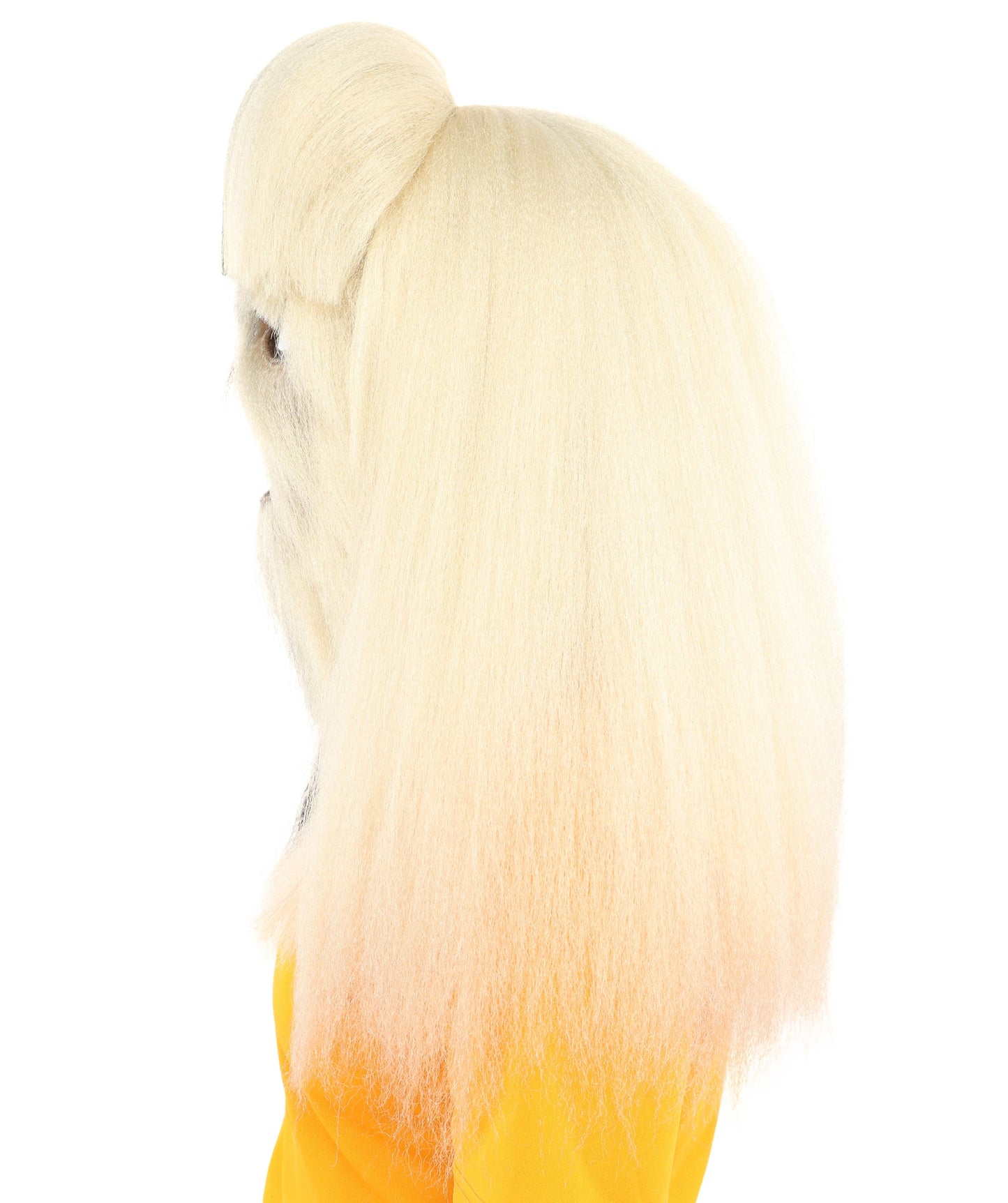 HPO Teen Extreme Hairy Person Two Part Costume, Mask and Bundle Set - Full-Body Hair Suit Extra-Long Costume Wig for Halloween, Cosplay & Parties - Multiple Color Options