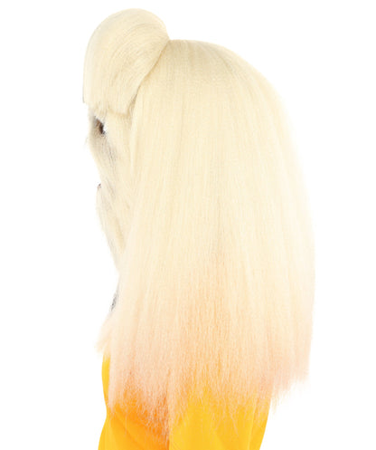 HPO Teen Extreme Hairy Person Two Part Costume, Mask and Bundle Set - Full-Body Hair Suit Extra-Long Costume Wig for Halloween, Cosplay & Parties - Multiple Color Options