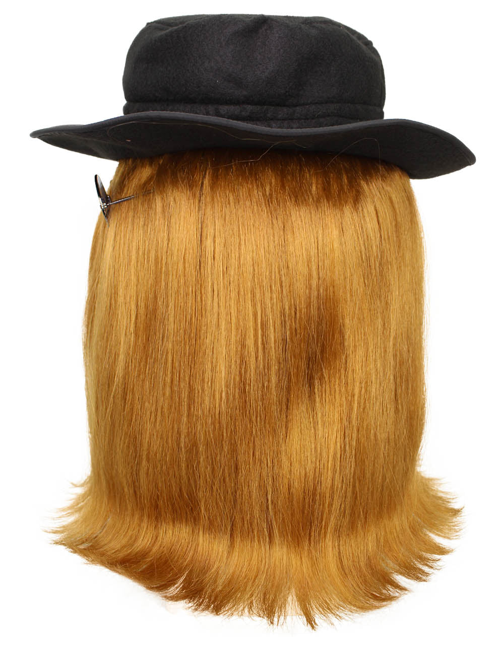 Men's Shoulder Length Straight Creature Wig | Brown Fancy Halloween Wigs | Premium Breathable Capless Cap