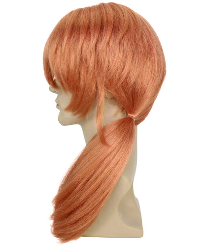 HPO Adult Men'S Bungo Stray Dogs Chuya Nakahara Cosplay Wig | Anime-Inspired Short Wavy Brown Wigs, Adjustable Fit | Perfect for Halloween Comic-Con or Cosplay Events