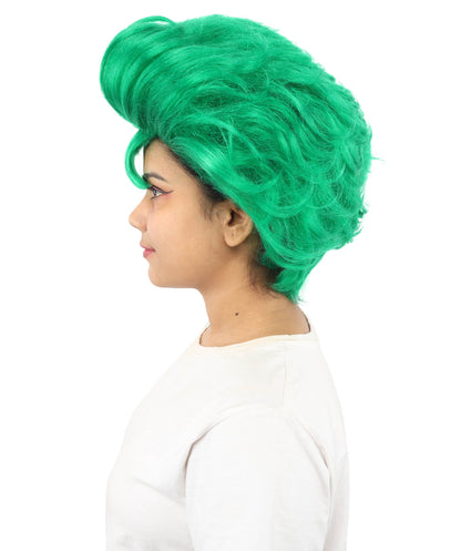Women's Voluminous Retro Wig | Multiple Color Options, create of synthetic fiber, teased curly volume, breathable capless cap | Party, Halloween, theater, drag, performance, costume events