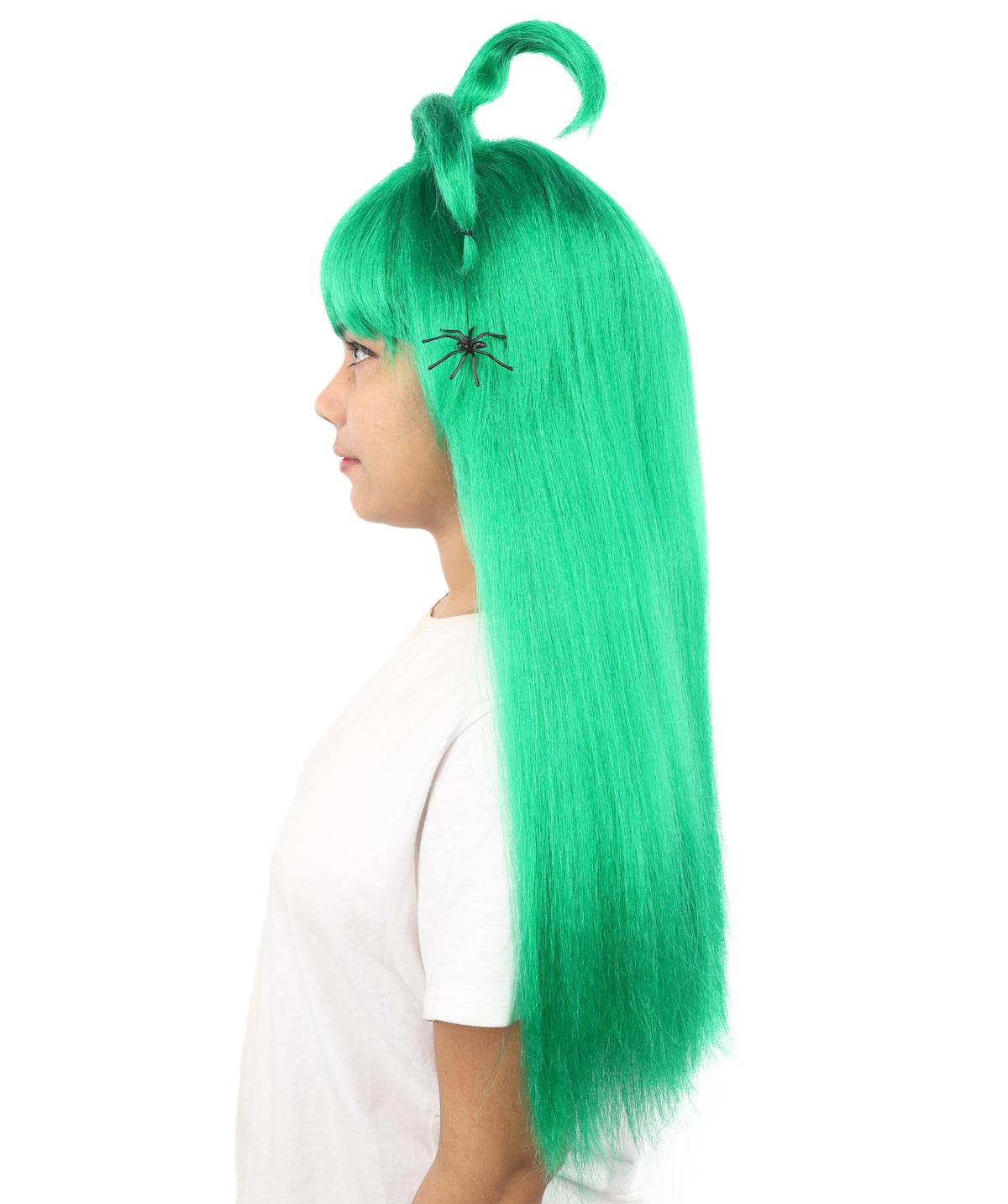 HPO Adult Women's Spider Gothic Sculpted Wig | Multiple Color Options, create of synthetic fiber, architectural spider-leg loops with blunt bangs, breathable base | Party, Halloween, theater, drag, performance, costume events