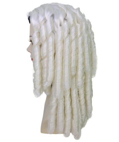 Womens Colonial Lady Blonde Wig | Historical Character Halloween Wig | Premium Breathable Capless Cap