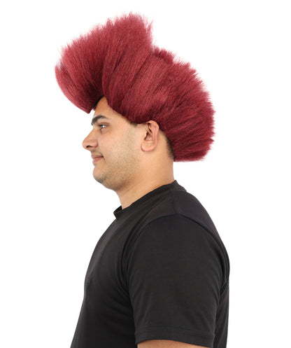 Hades God of Death |Multiple Color Fake Flame Spikes | Premium Halloween Wig