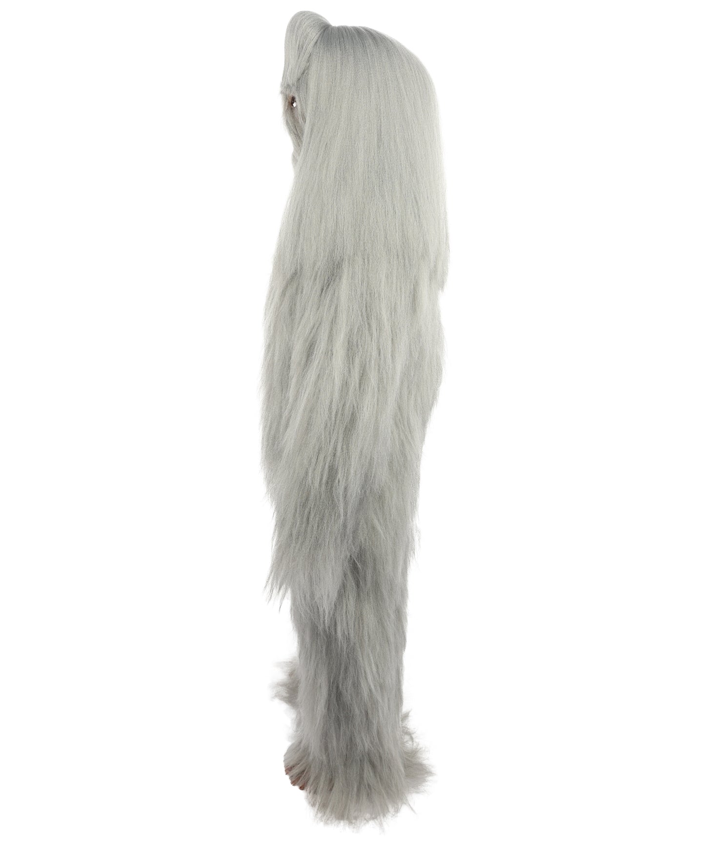 HPO Teen Extreme Hairy Person Costume Bundle & Mask Set - Full-Body Hair Suit Extra-Long Costume Wig for Halloween, Cosplay & Parties - Multiple Color Options