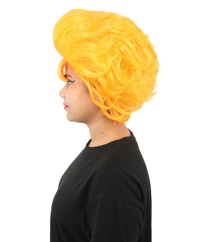 Women's Voluminous Retro Wig | Multiple Color Options, create of synthetic fiber, teased curly volume, breathable capless cap | Party, Halloween, theater, drag, performance, costume events