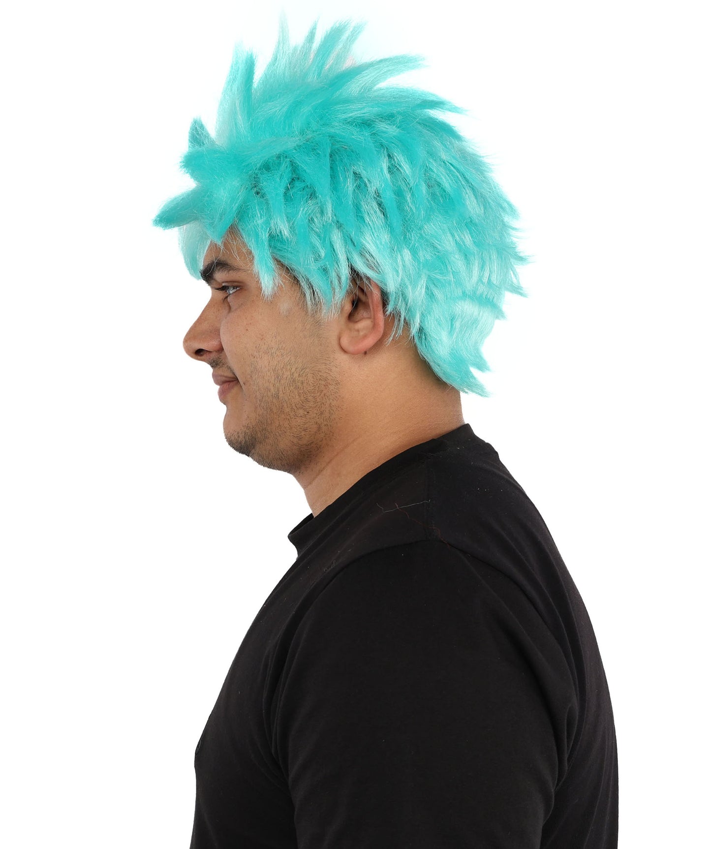 HPO Adult Men's Japanese Superhero Manga Spiky Wig |  Multi Color Options