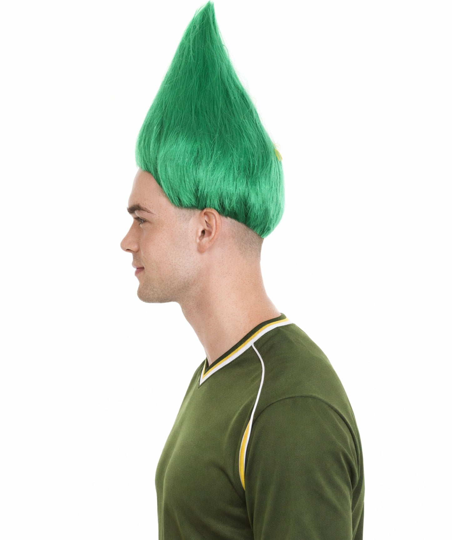 Men's Flag Troll Wig | Premium Breathable Capless Cap
