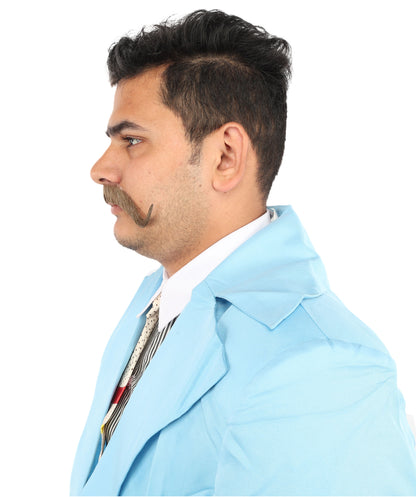 Men's  Stylish Moustache Set | Brown Fancy Facial Hair