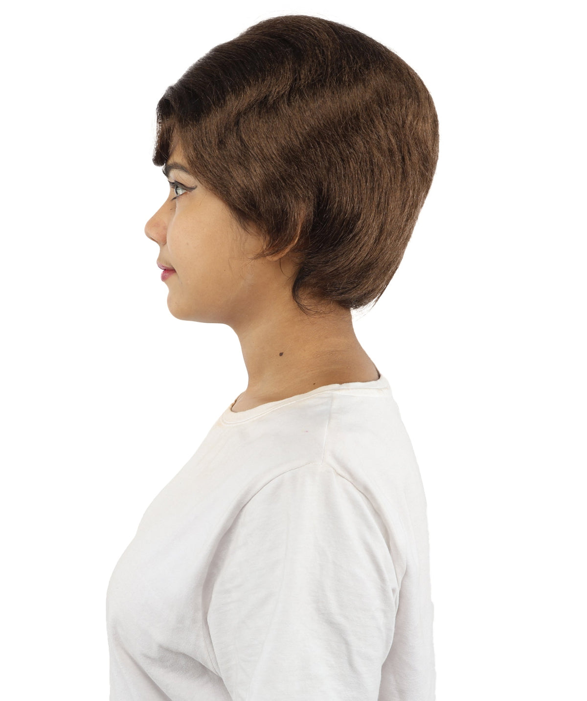 HPO Adult Women’s 10-Inch Short Wig | Multiple Color Options | Celebrity Hairpiece for Costume, Cosplay, and Themed Parties | Sleek and Modern Hairpiece for Versatile Looks