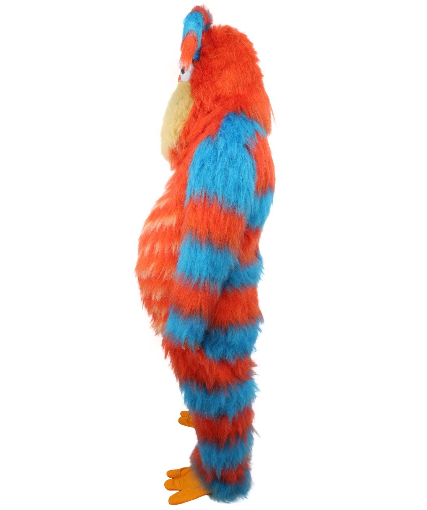 HPO Monster Bundle Costume & Mask Set – 74 Inch Full Body Fur Suit with Head Mask | Ideal for Cosplay & Halloween