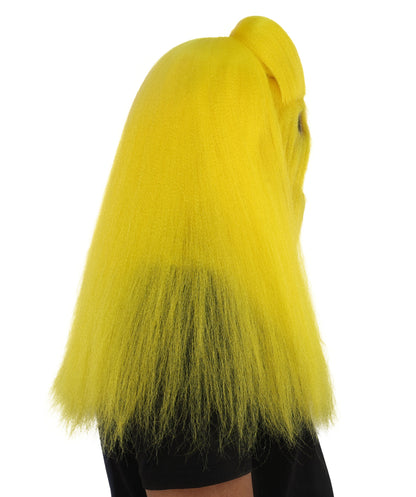 HPO Unisex Extreme Hairy Person Costume, Mask and Bundle - Full-Body Hair Suit Extra-Long Ash Brown Costume Wig for Halloween, Cosplay & Parties