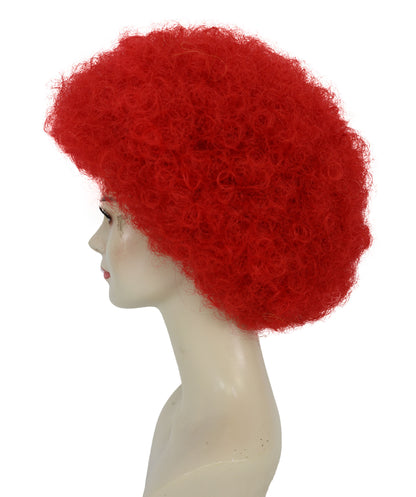 Adult Unisex Big Curly Afro Wig | Bold Costume Hair for Halloween, Cosplay, and Themed Parties | Multiple Color Options