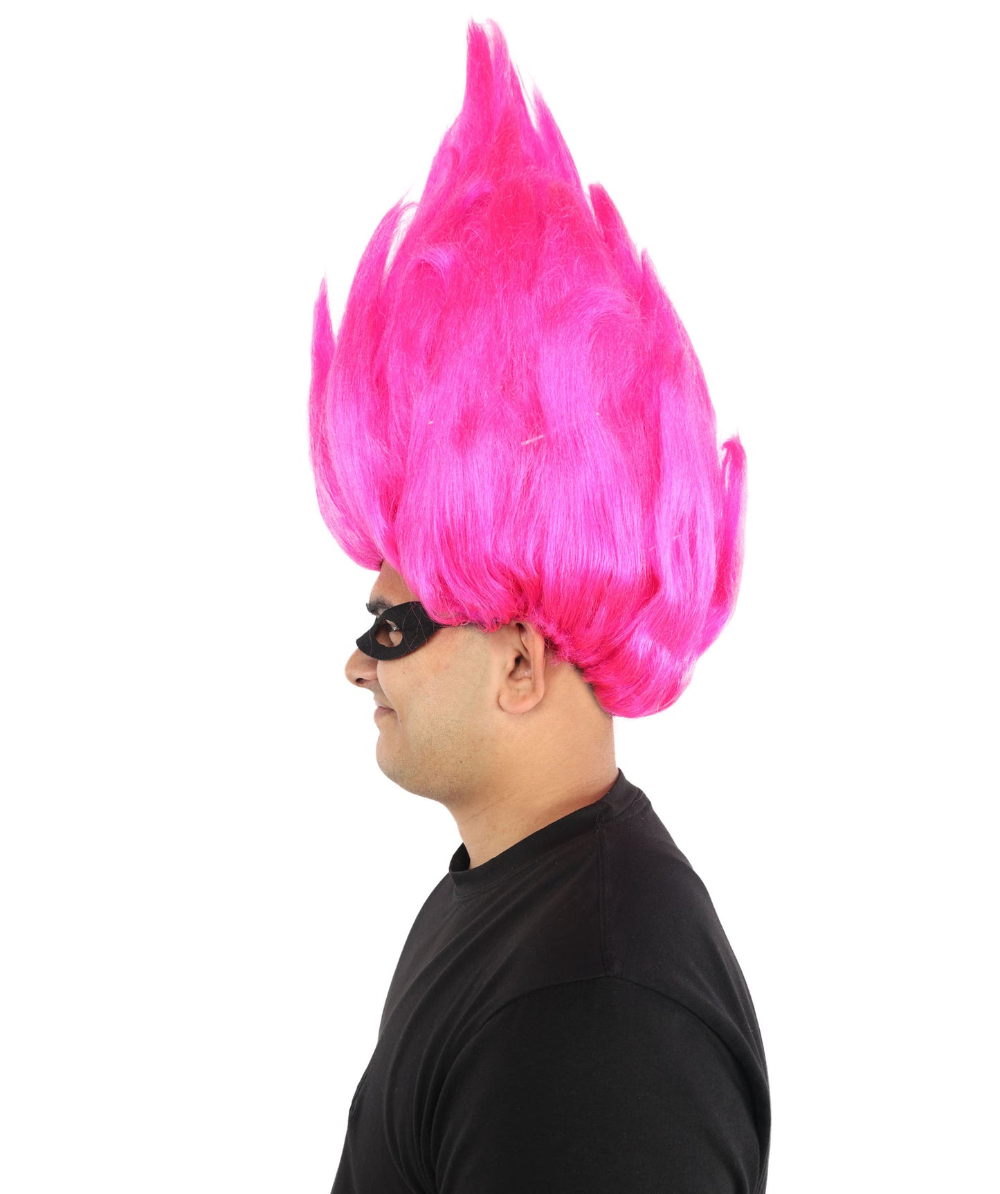HPO Animated Movie Supervillain Wig , Troll Wig , Premium Breathable Capless Cap