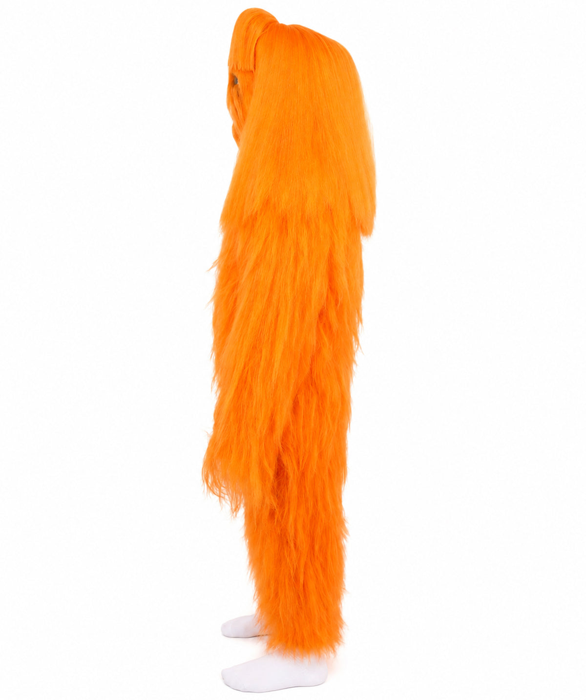 HPO Teen Extreme Hairy Person Costume Bundle & Mask Set - Full-Body Hair Suit Extra-Long Costume Wig for Halloween, Cosplay & Parties - Multiple Color Options