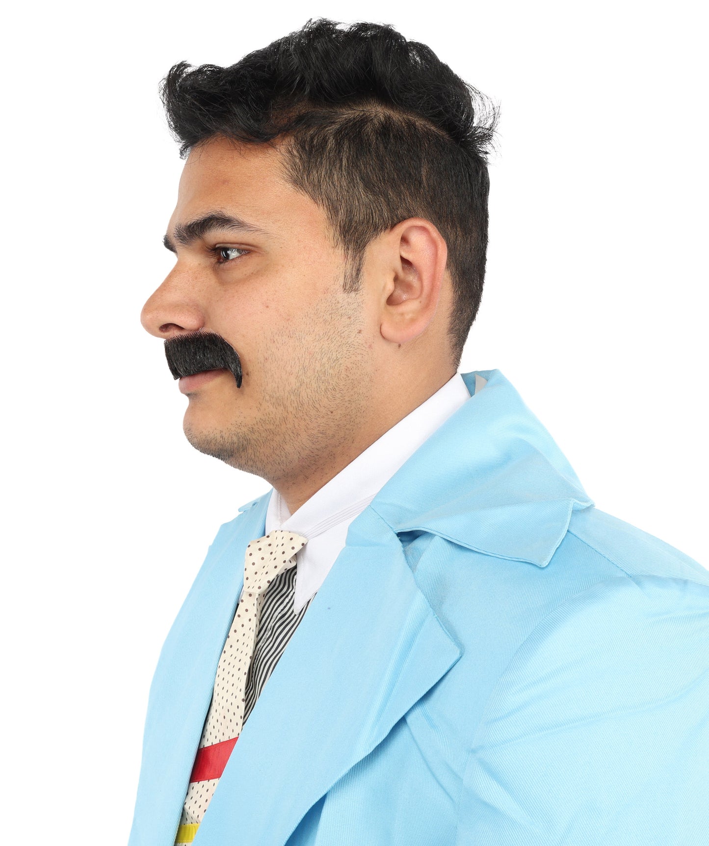 HPO  Men's Fake Human Hair Musician Mustache | Multiple Colors