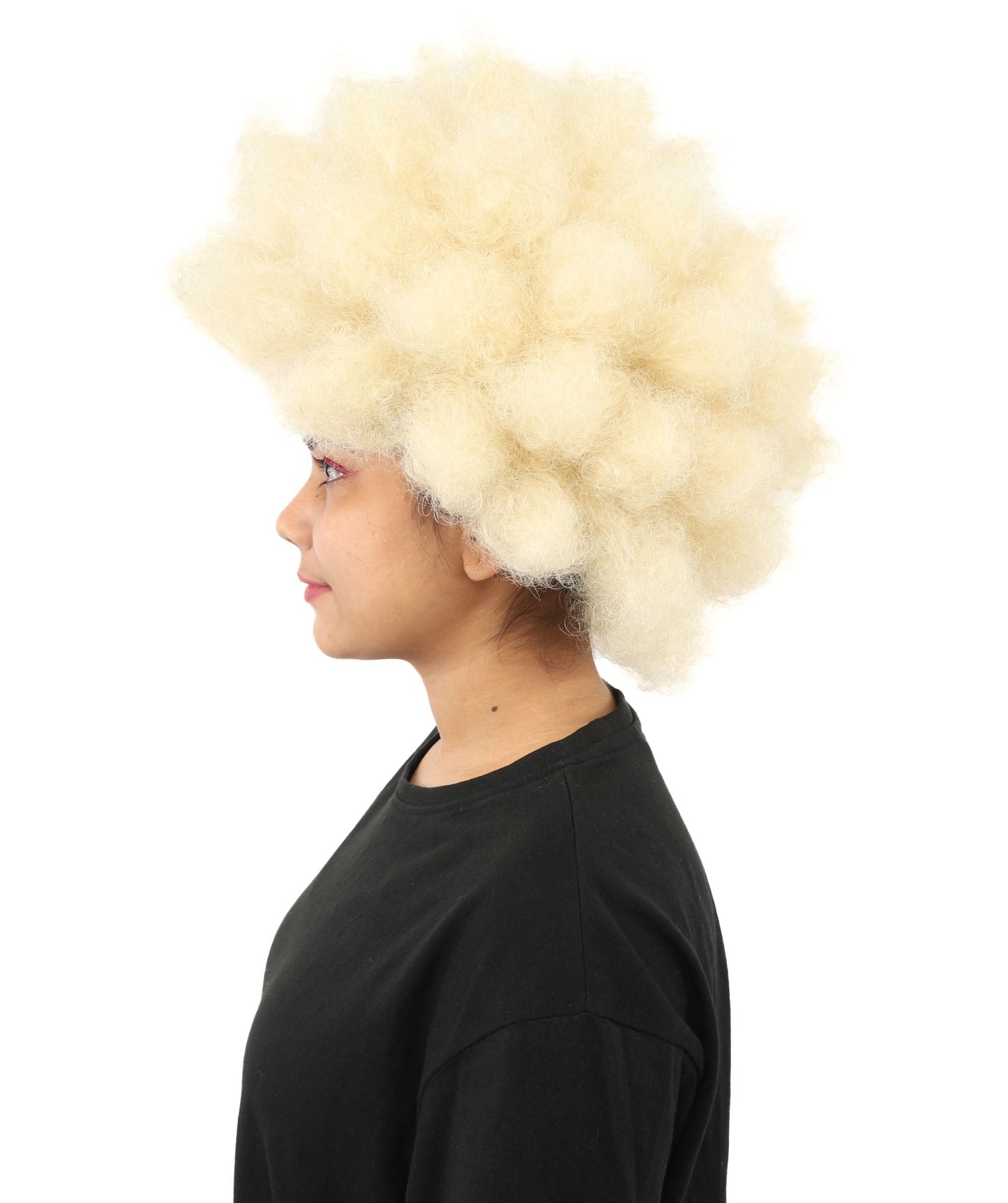 Womens Soldier Movie Afro | Cosplay Wig | Premium Breathable Capless Cap
