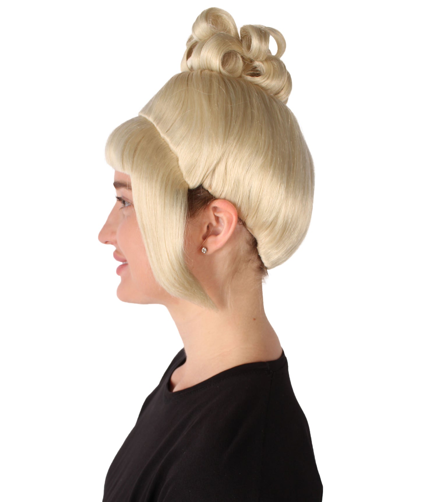 HPO  Women's Halloween Animated Lucy Updo Wig | Multiple Color Options