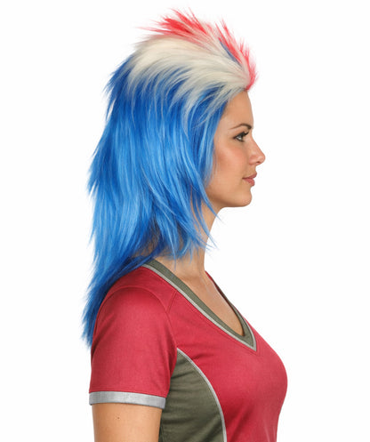 Panama Flag Sports, 80's Mullet Wig | Premium Breathable Capless Cap