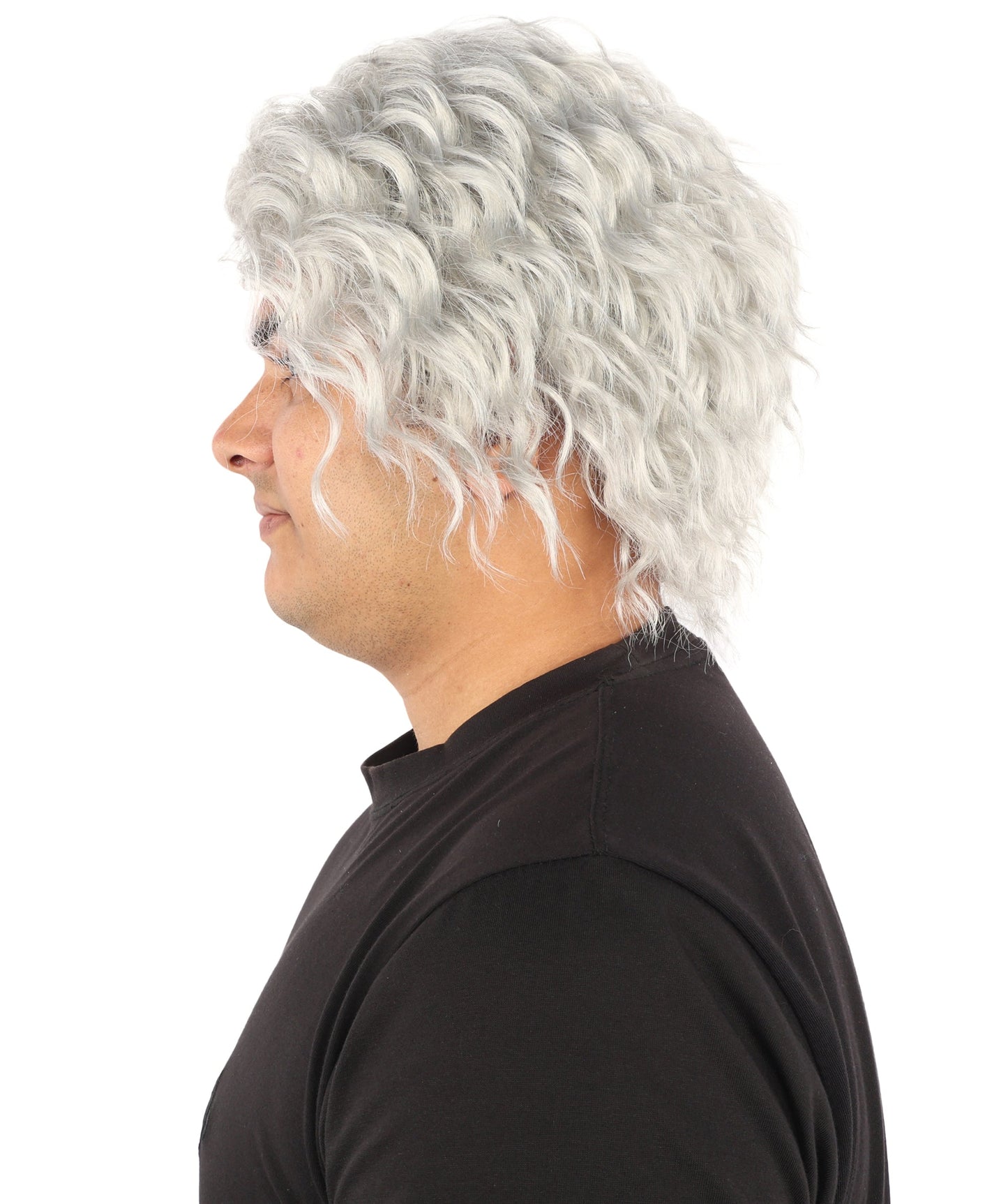 HPO Adult Men's Messy Wavy Shag Wig | Multiple Color Options | Create of synthetic fiber, relaxed tousled volume, breathable base | Party, Halloween, theater, drag, performance, costume events