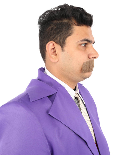 Men's Human Hair Moustache | Facial Hair Multiple Colours Option | HPO