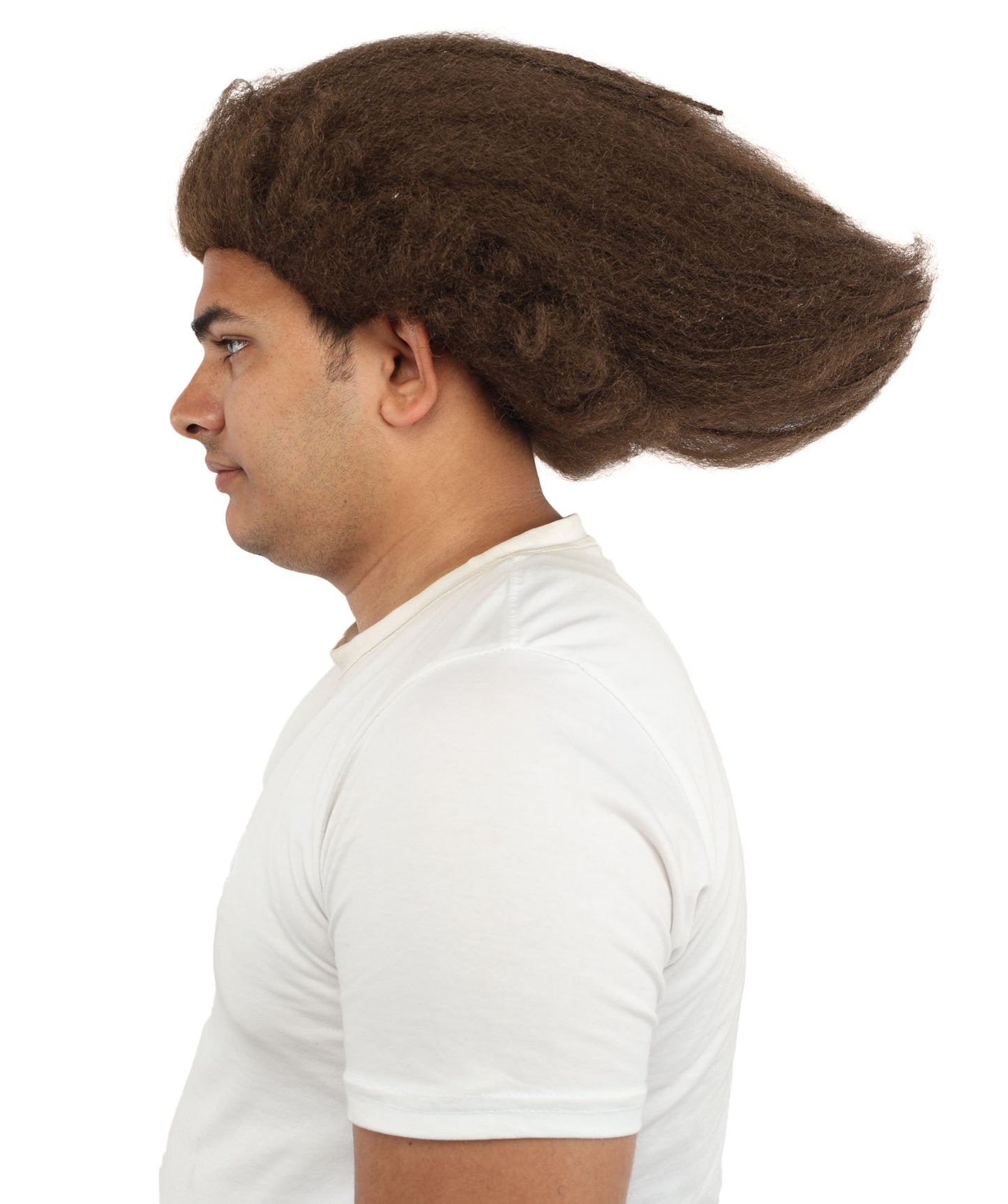 HPO Men's Wild Rocker Wig | Multicolor Options | Voluminous Frizzy Heavy Metal Hair, Two Tone Gradient & Breathable Cap | Halloween, Rock Troll Roleplay, 80s Costume, Theater & Concert Events