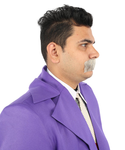 Men's Human Hair Moustache | Facial Hair Multiple Colours Option | HPO