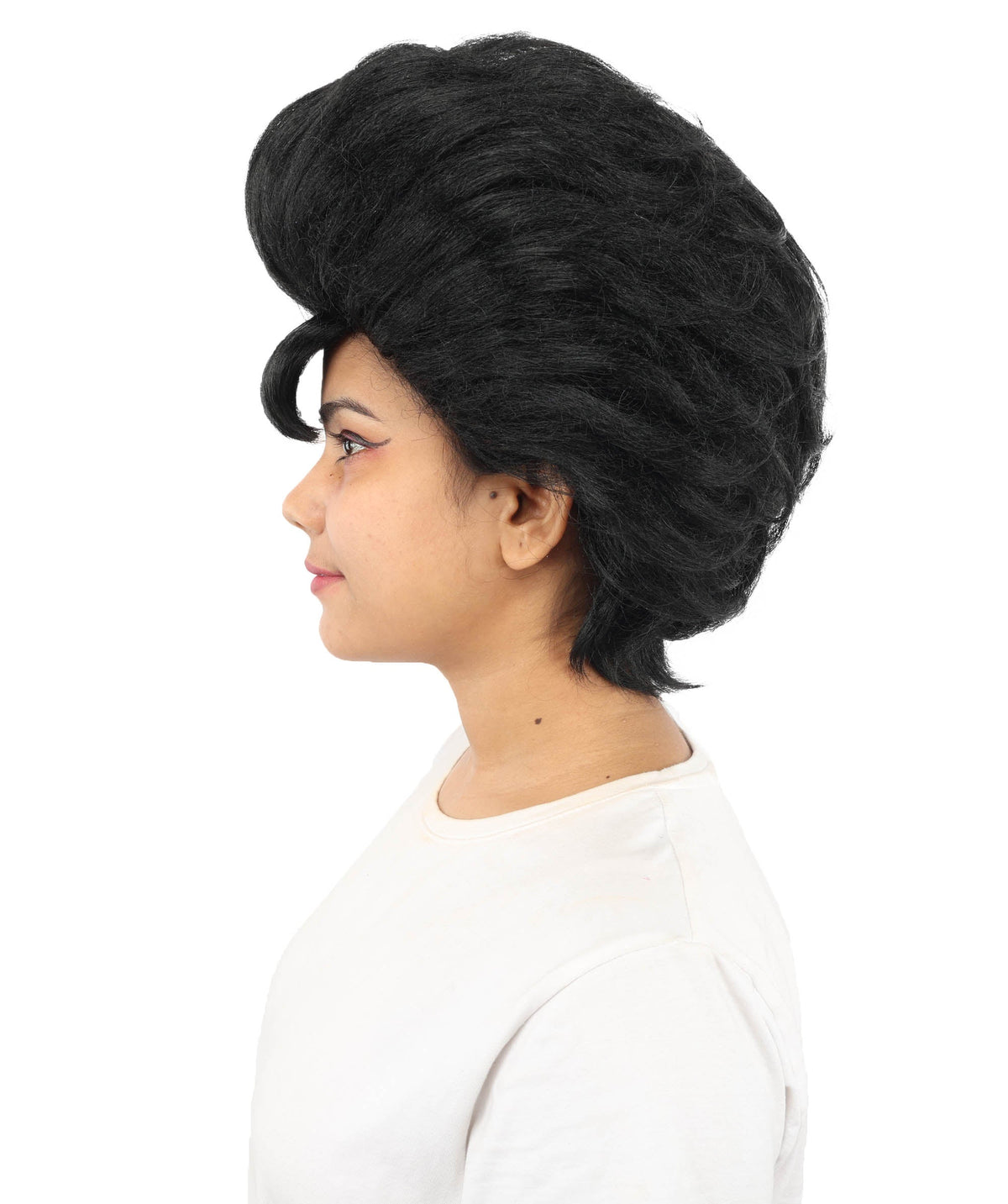 Women's Voluminous Retro Wig | Multiple Color Options, create of synthetic fiber, teased curly volume, breathable capless cap | Party, Halloween, theater, drag, performance, costume events